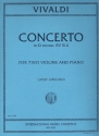 Concerto d minor RV514 for 2 violins and piano