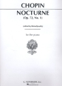 Nocturne op.72,1 fr Klavier Joseffy, Rafael, Ed