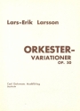 Orkestervariationer op.50  study score