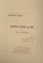 Petite suite en re pour violon, alto et violoncelle, parties