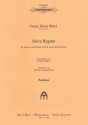 Salve Regina fr Soli, Chor, Orgel und Orchester Partitur