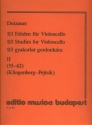 113 Etden Band 2 fr Violoncello Etden Nr. 35-62 Klingenberg, Johannes, Ed
