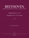 Sinfonie C-Dur Nr. 1 fr Orchester kritischen Bericht