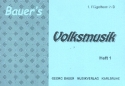 Bauers Volksmusik Band 1 fr Blasorchester Flgelhorn 1 in B