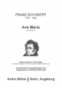 Ave Maria op.52,4 fr hohe Singstimme und Orgel (dt/lat, B-Dur)