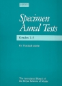 Specimen Aural Test (Grades 1-5) for practical examinations for piano