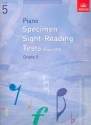 Specimen Sight-Reading Tests Grade 5 for piano