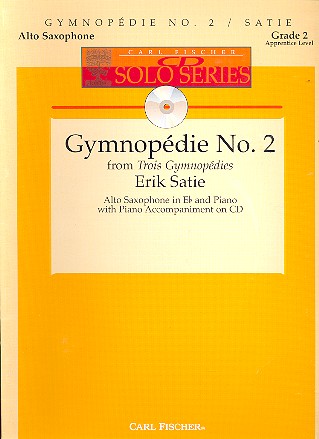 Gymnopedie no.2 (+CD) for alto saxophone and piano