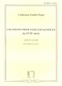 Chansons profanes espagnolas du 17. siecle pour chant et guitare Pujol, Emilio, arr.