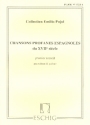 Chansons profanes espagnolas du 17. siecle pour chant et guitare Pujol, Emilio, arr.