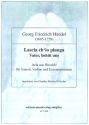 Lascia ch'io pianga fr Sopran, Violine (Violoncello) und Klavier Partitur und Stimmen
