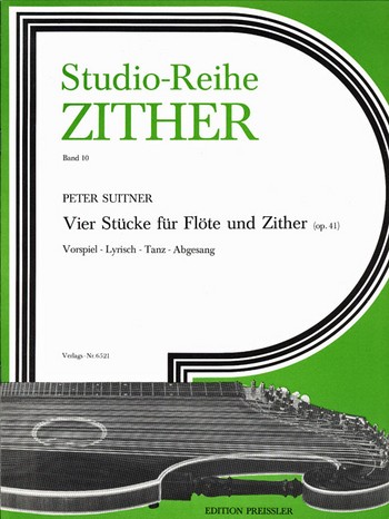 4 Stücke op.41 für Flöte und Zither