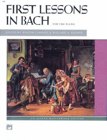 First lesson in Bach for piano