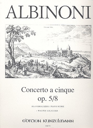Concerto a cinque F-Dur op.5,8 fr Violine und Streichorchester fr Violine und klavier