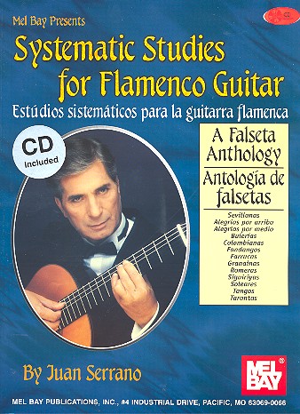 Systematic studies (+CD) for flamenco guitar