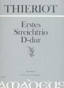 Streichtrio D-Dur Nr.1 fr Violine, Viola und Violoncello Partitur und Stimmen