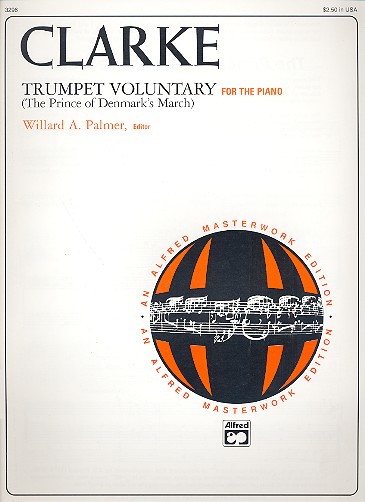 Trumpet voluntary for piano Palmer, Willard, ed