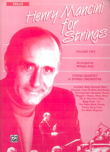 Henry Mancini for strings vol.2 for string quartet or orchestra cello part