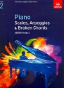 Scales, Arpeggios and broken Chords Grade 2 for piano
