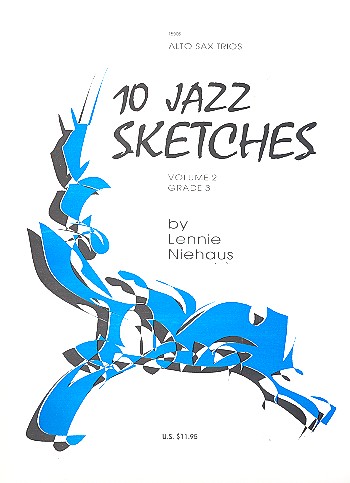 10 Jazz Sketches vol.2: for 3 alto saxophones score