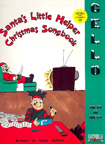 Santa's little helper Christmas songbook (+CD) solos or duets for cello (piano acc. on CD)