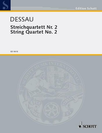 Streichquartett Nr. 2 fr Streichquartett Partitur und Stimmen