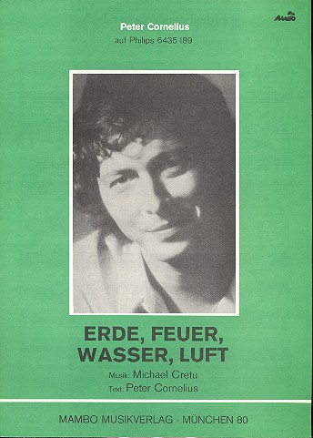 Erde, Feuer, Wasser, Luft: Einzelausgabe fr Gesang und Klavier