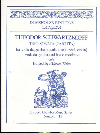 Trio sonata (partita) for viola da gamba piccola (treble viol, vl), viola da gamba and bc