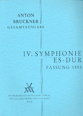 Sinfonie Es-Dur Nr.4 (Fassung von 1888) fr Orchester Studienpartitur