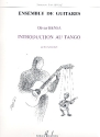 Introduction au tango pour 6 guitares partition+parties collection Yvon Rivoal