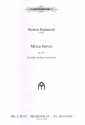 Missa brevis op.191 fr gem Chor und Orgel Chorpartitur