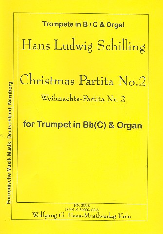 Christmas Partita No. 2 fr Trompete und Orgel