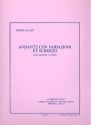 Andante con variazioni et scherzo pour quintette a cordes partition+parties