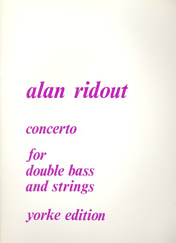 Concerto for double bass and strings for double bass and piano