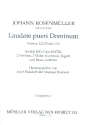 Laudate Pueri Dominum fr Sopran, Tenor, gem Chor, Streicher, Fagott und Bc Partitur