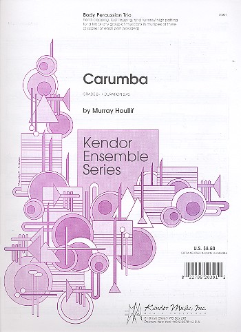 Carumba for body percussion trio score and parts