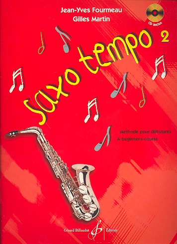 Saxo tempo vol.2 (+CD) methode pour debutants (fr/en)