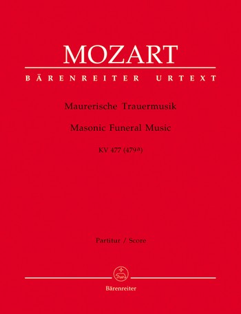 Maurerische Trauermusik KV477 fr Orchester Partitur