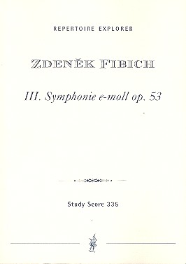Sinfonie e-Moll Nr.3 op.53 fr Orchester Studienpartitur