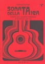 Sonata della Taiga fr 3 Gitarren (Gitarrenchor) Partitur und Stimmen 4 Stze ber russische Volkslieder