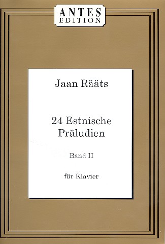 24 estnische Prludien Band 2 fr Klavier