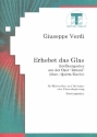 Erhebet das Glas fr Mnnerchor und Klavier Klavierpartitur