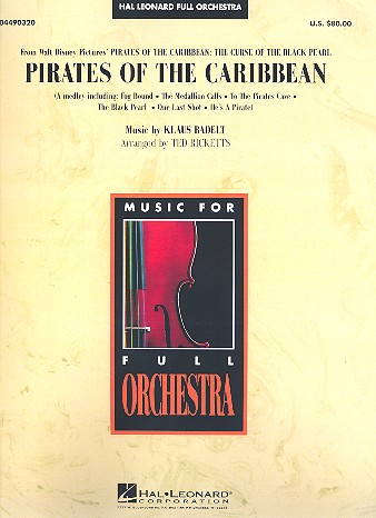 Pirates of the caribbean vol.1 The Curse of the black Pearl for concert band