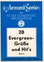 28 Evergreen-Grsse und Hits Band 2: fr Gesang und Klavier