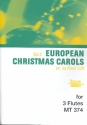 European christmas carols vol.2 for 3 flutes,  score and parts Luft, Klaus, arr.