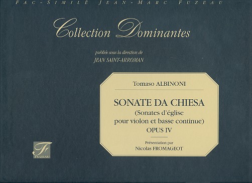 Sonate da chiesa op.4 pour violon et bc (faksimile)