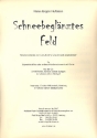 Schneebeglnztes Feld fr Sopranblockflte und Klavier