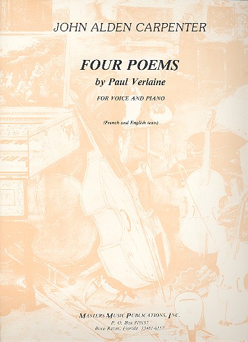 4 poems by Paul Verlaine for voice and piano (fr/en)