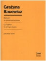 Konzert fr Streichorchester Partitur