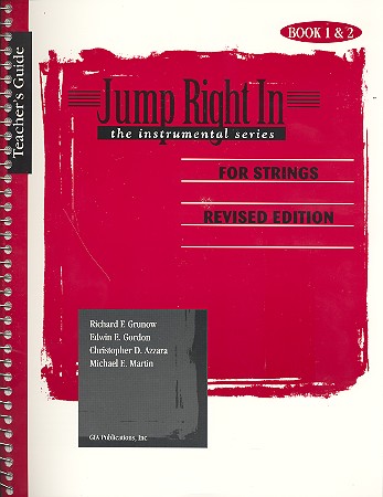 Jump right in teacher's guide revised string books 1 and 2